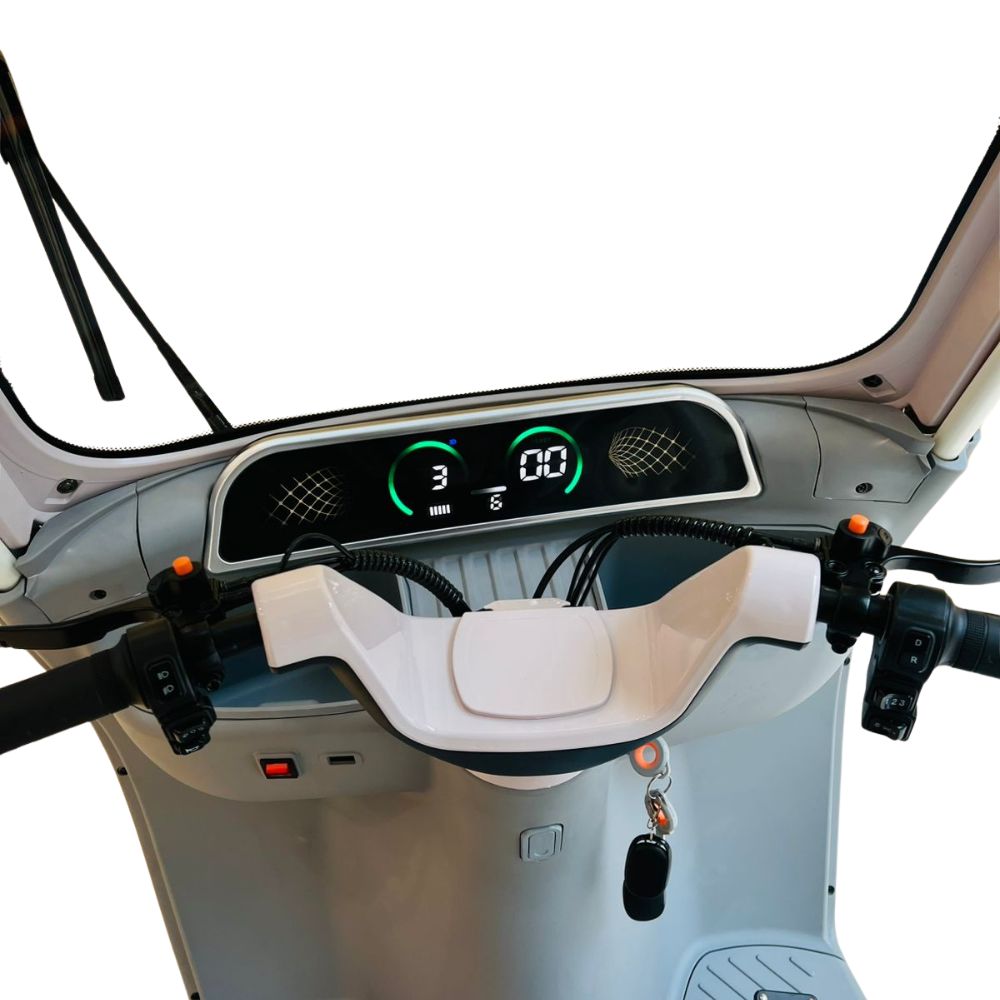 Led Display Megawheels Electric Tricycle Scooter