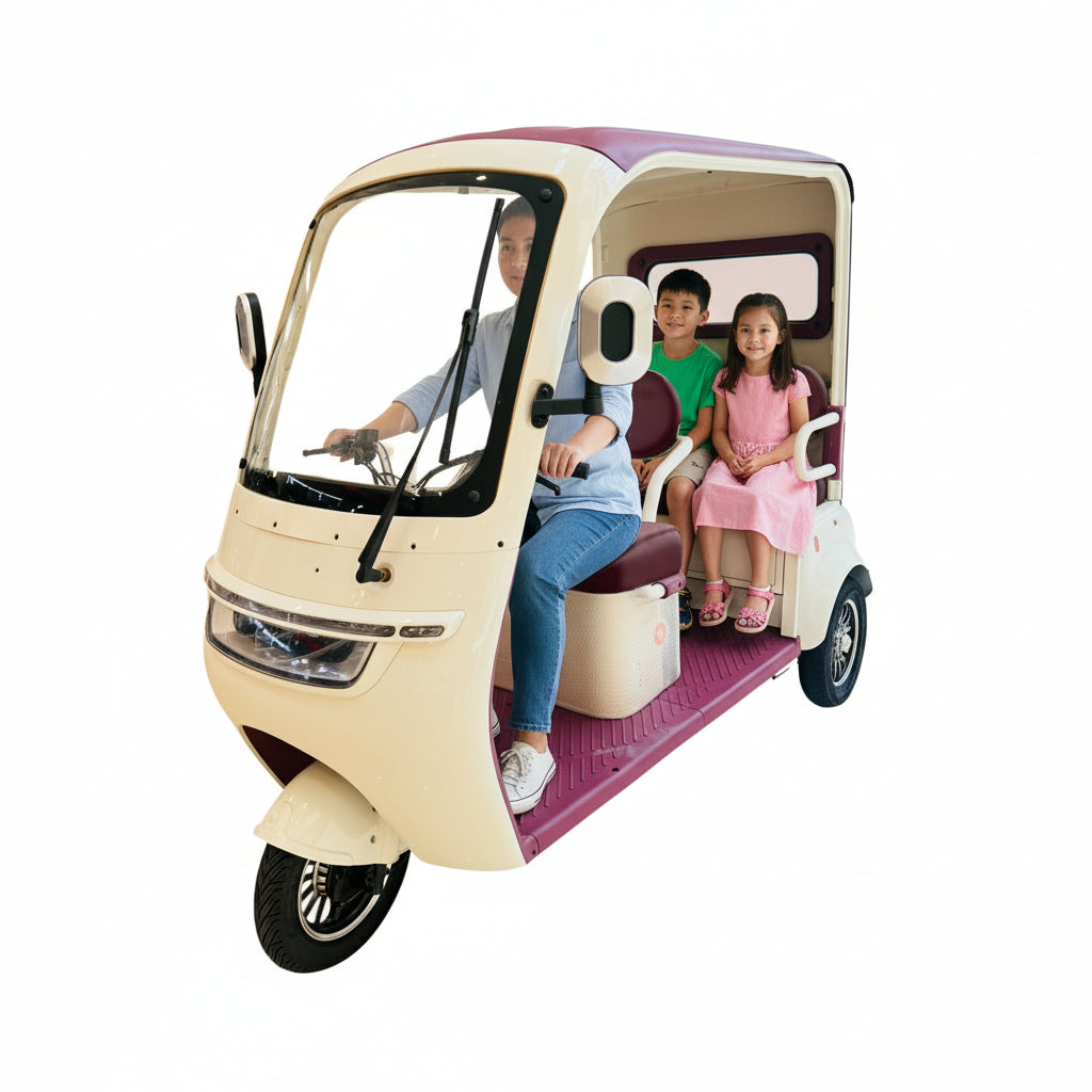 Megawheels Electric Tricycle Scooter Enclosed back 3 Wheel Scooter