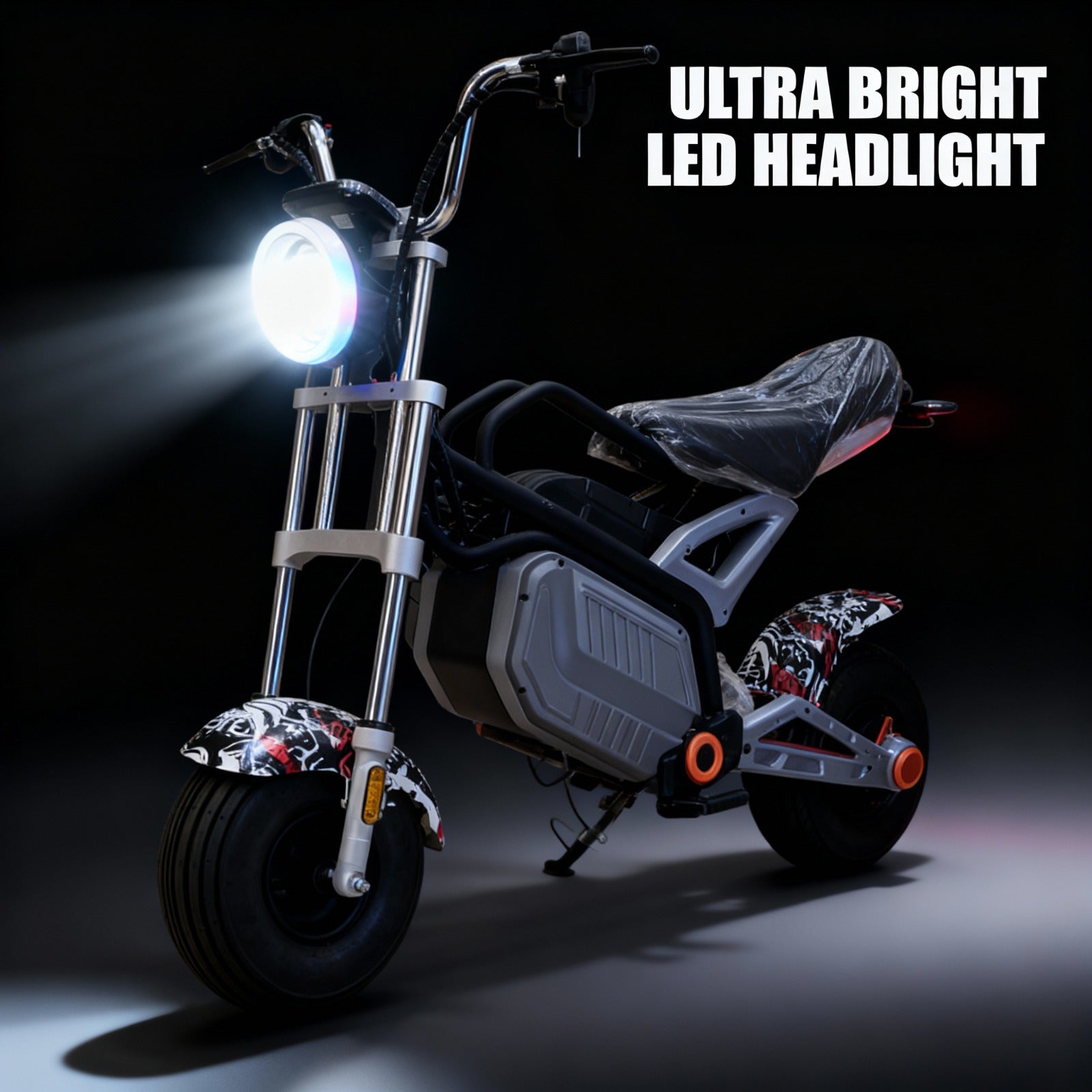 Megawheels Electric Runner Dirt Fat Bike With Fat Tyres 48 V Battery ...