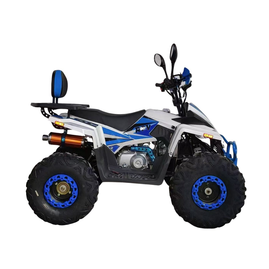 Side View of ATV Off Road Quad Bike 135 cc 