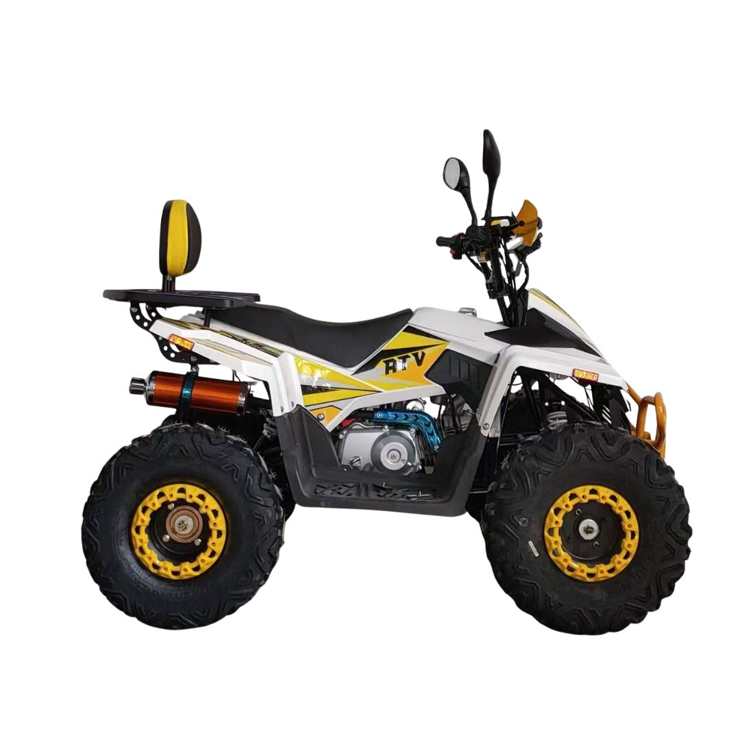 Yellow Ride on ATV Quad Bike 135CC