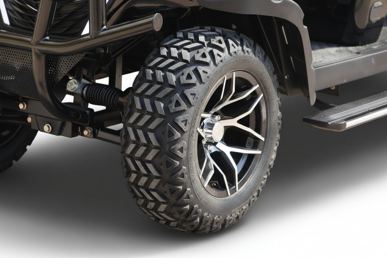 Close-up of Off-road Tyre