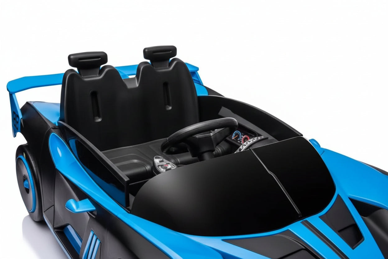 Close Leather Seats of Toy Kids Car