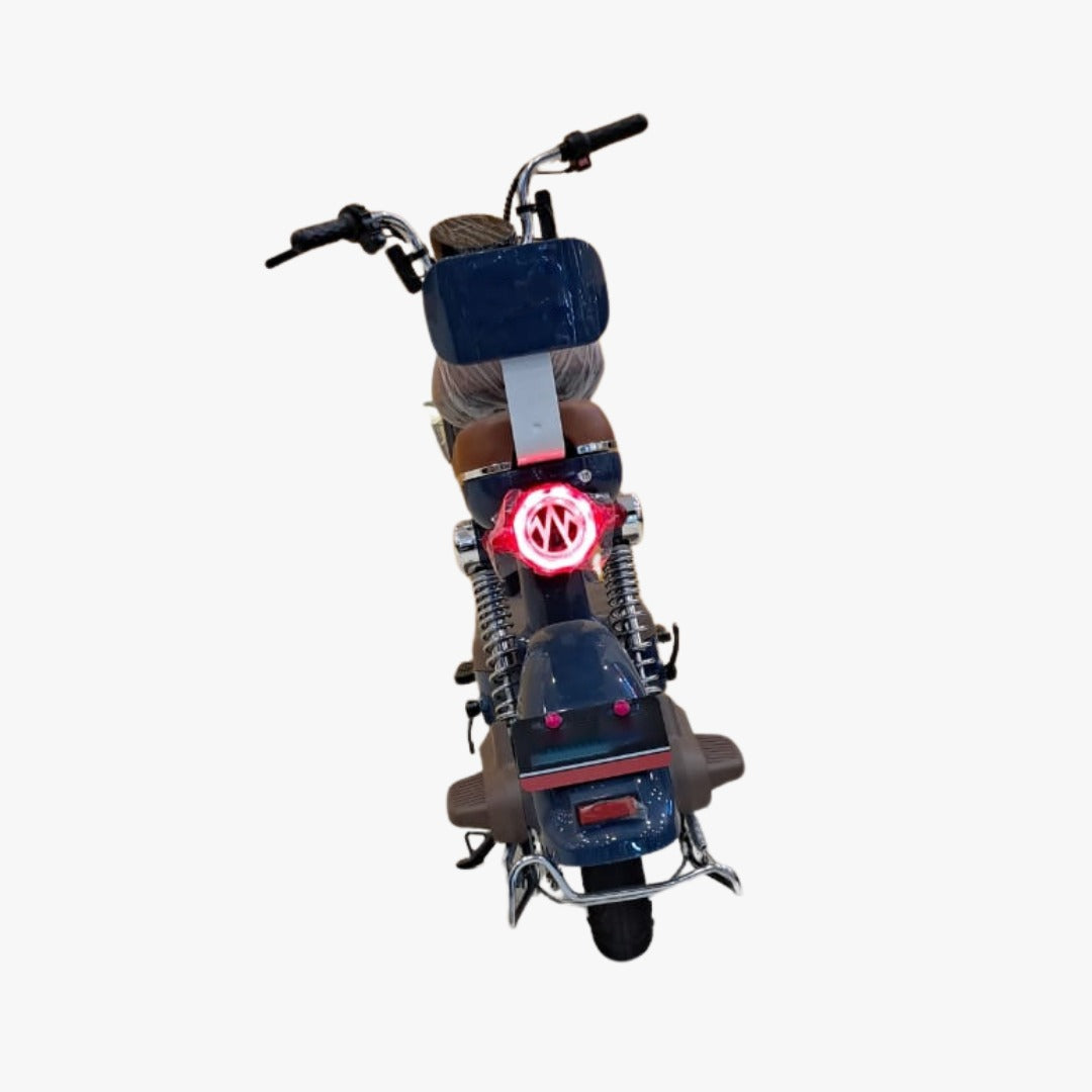 Back View of Spark Moped Motorised Electric Pedal Scooter for Urban Commute