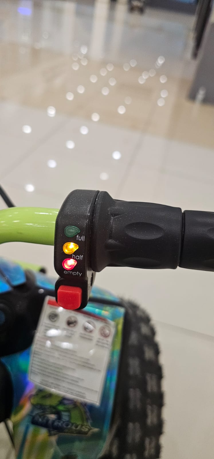 Megawheels Nitron 48V 13Ah Electric ATV Power off Road Quad Bike 6 Inch with Speed 55 Km/h