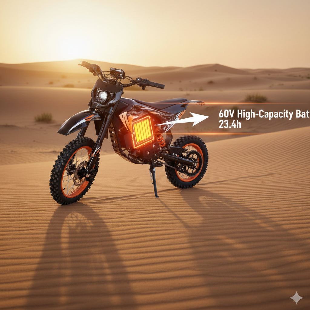 Off Rode Rode Bike S03 Off Road 60v Electric Dirt Bike High Speed & Performance 70 kmph ...