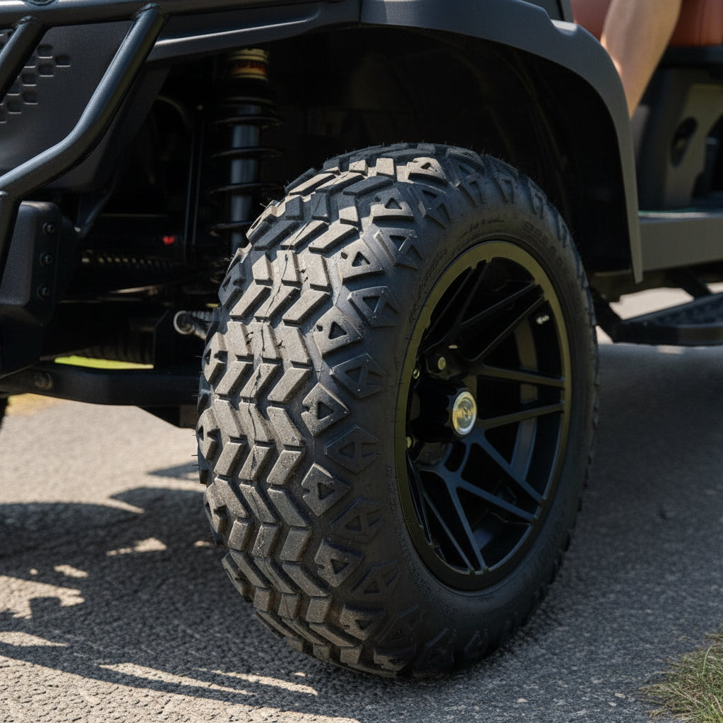 Close up of Off Road Tyer