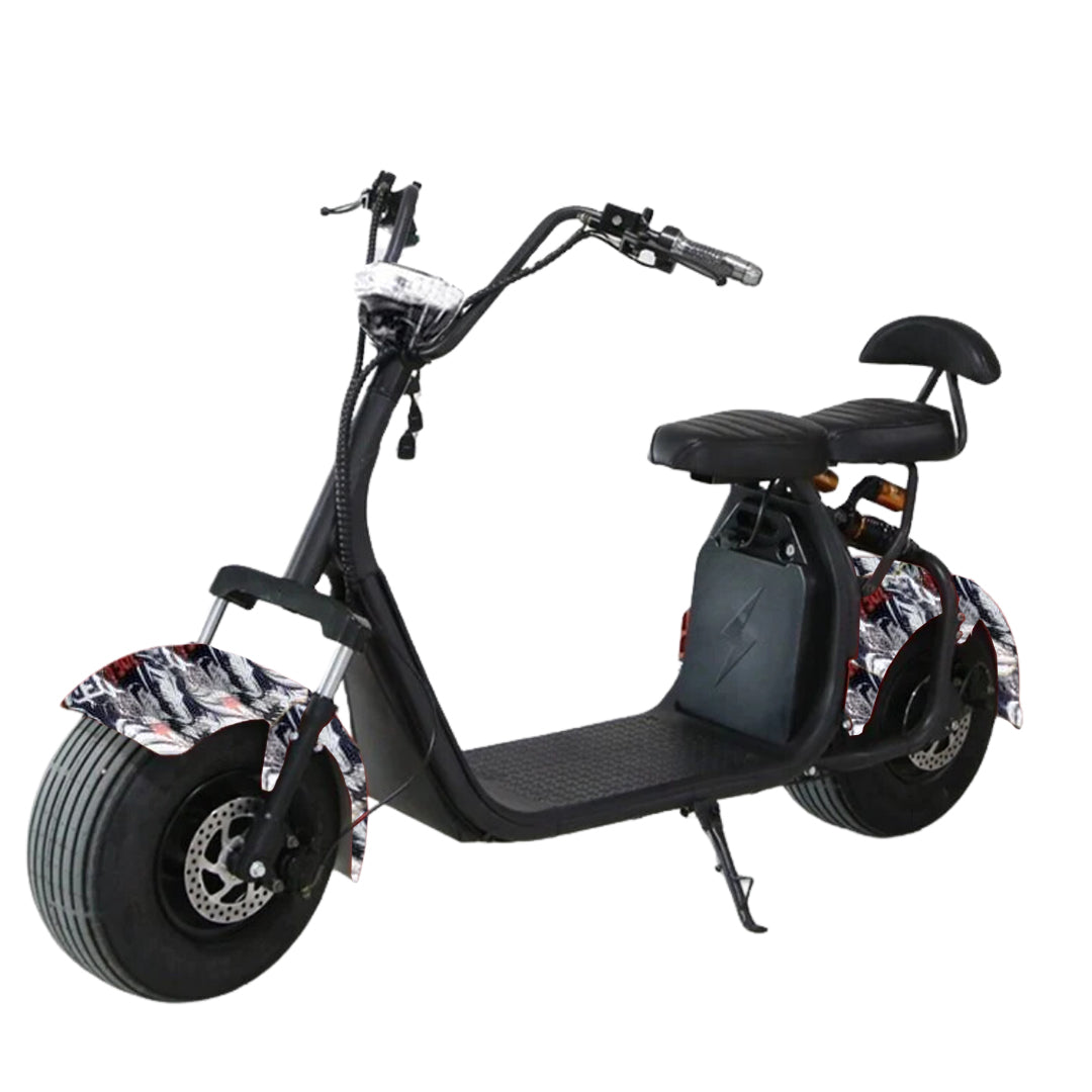 Coco Harley Electric Fat Tyre Scooter 60 V With Removable Battery