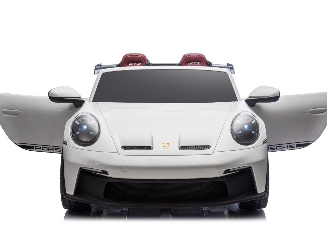 Megastar Ride on 12 V Licensed Porche Limited Edition Electric Car for Kids with Suspension and 2 Seats
