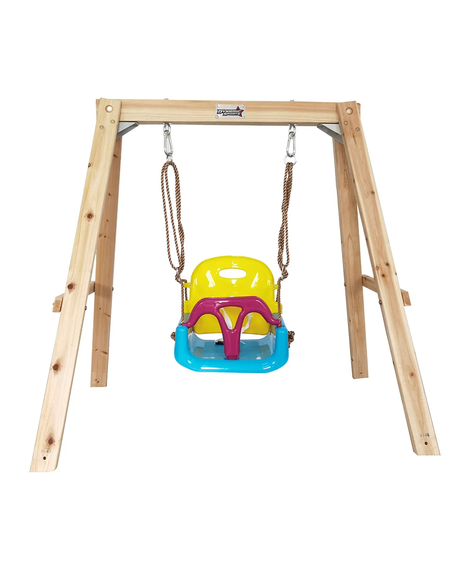 Megastar's Dynamic Sports Growing Giraffe Wooden Swing Set
