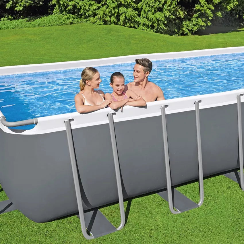 Bestway Power Steel Rectangular Pool Set 9.56m X 4.88m X 1.32m
