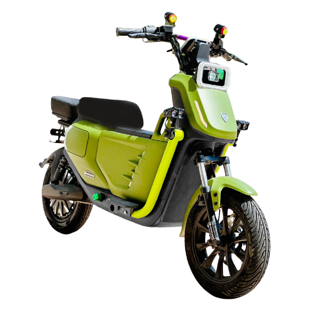 Megawheels adults electric scooter  Moped Bike EV Motorcycles - green