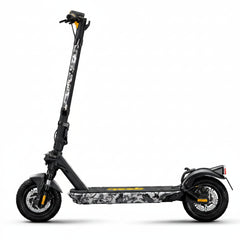 Black Jeep 2XE Urban Camou foldable electric scooter Side View