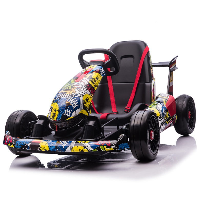 Megawheels Turbo Tornado Drift Go Kart High Power Buggy Drifting Cart 24V 18AH