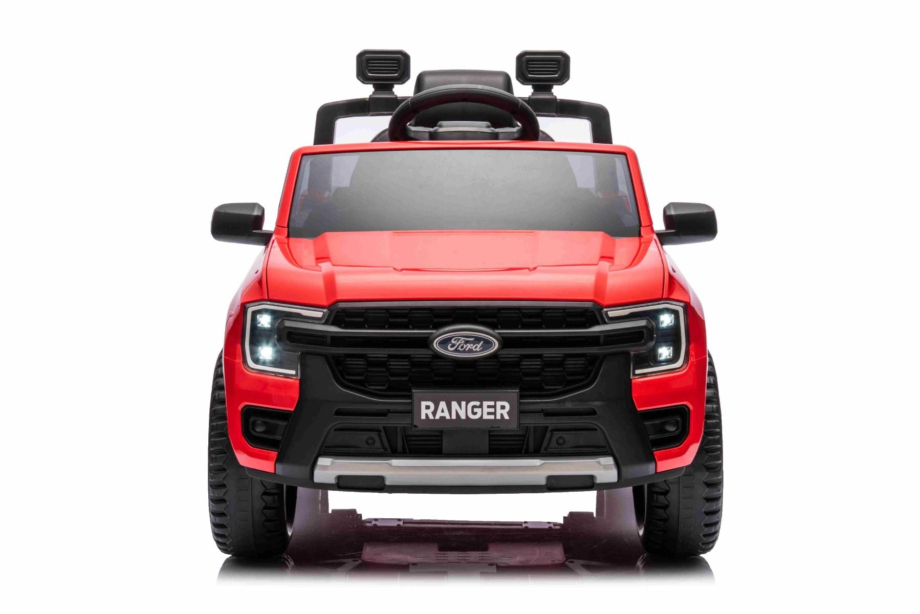 Front View of Licensed Ford Ranger Ride on Car for Kids