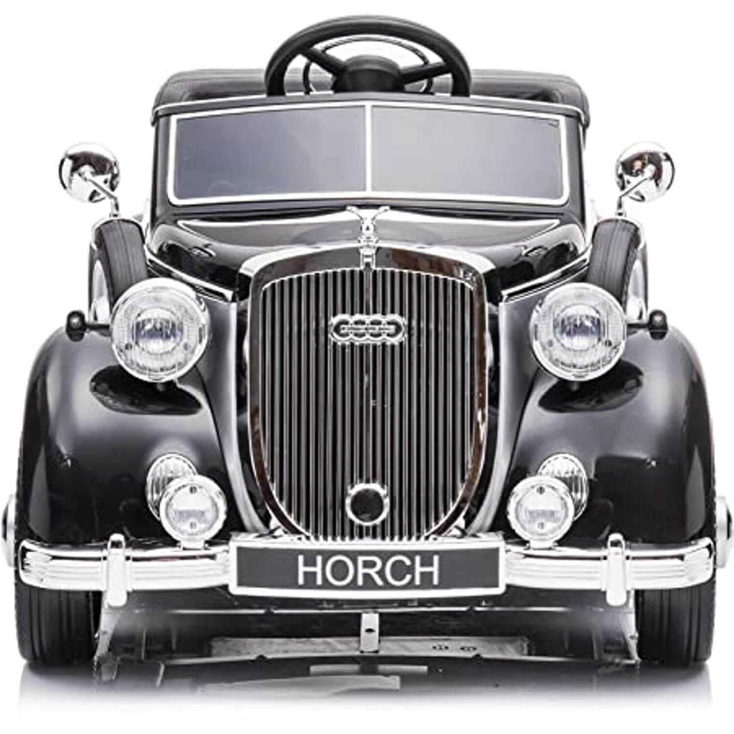 Raf Ride on Licensed Royal Audi Horch 12V antique Kids Electric Car-Black