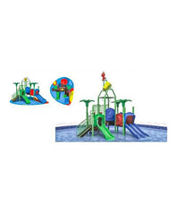 Splash and Surf water playground playset with water buckets 