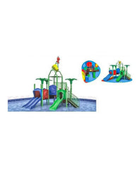 Splash and Surf water playground playset with water buckets