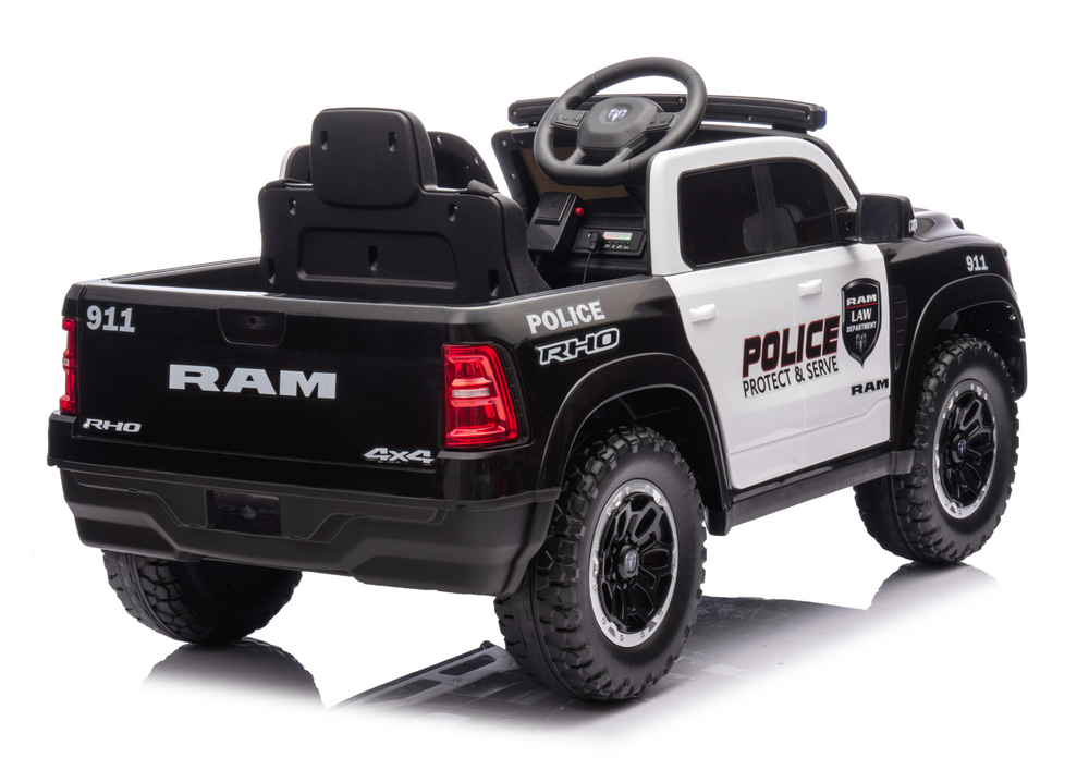 Megastar Electric Rideon Kids Police Sedan Car 12 V