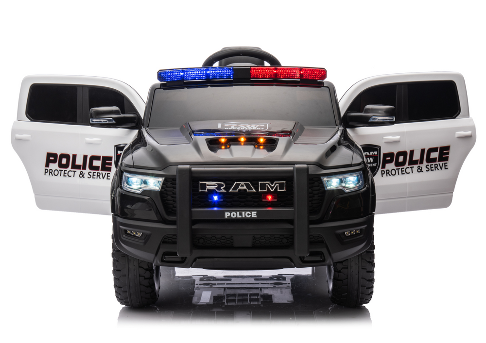 Megastar Electric Rideon Kids Police Sedan Car 12 V