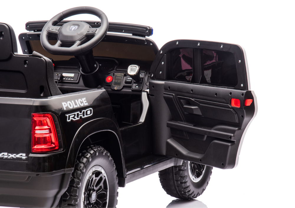Megastar Electric Rideon Kids Police Sedan Car 12 V