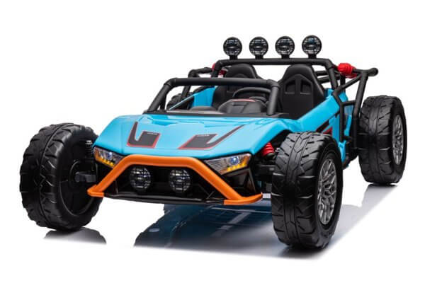 Raf  Ride on 24V Cruncher double Seater Ride On Electric Powered Suv 4x4 Car  -BLUE