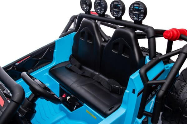 Raf  Ride on 24V Cruncher double Seater Ride On Electric Powered Suv 4x4 Car  -BLUE
