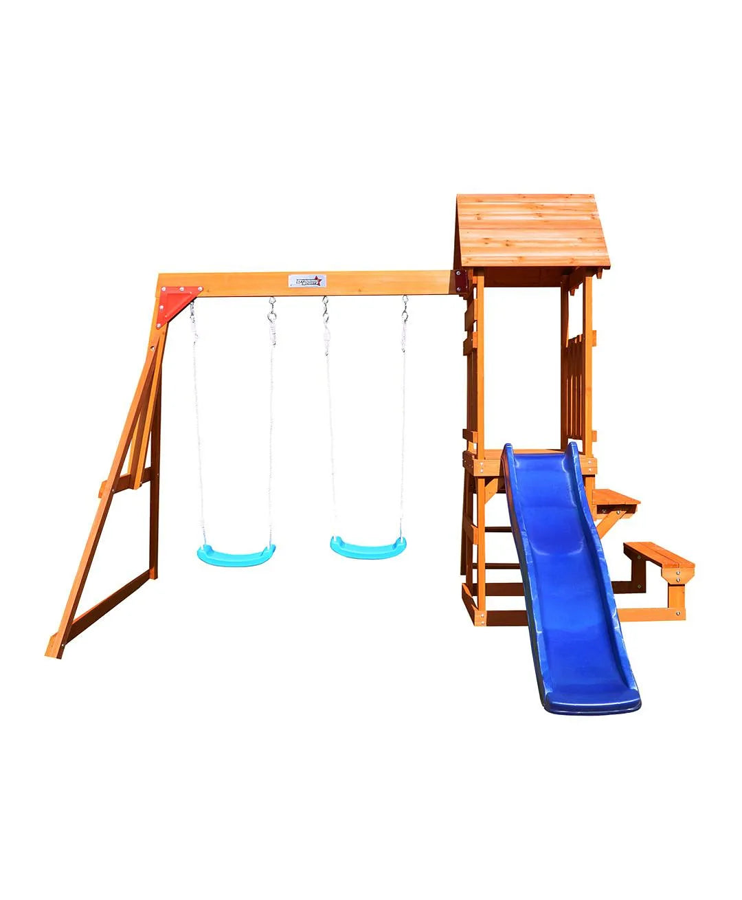 Megastars Dynamic Sports Arabian Hyrax Wooden Swing Set