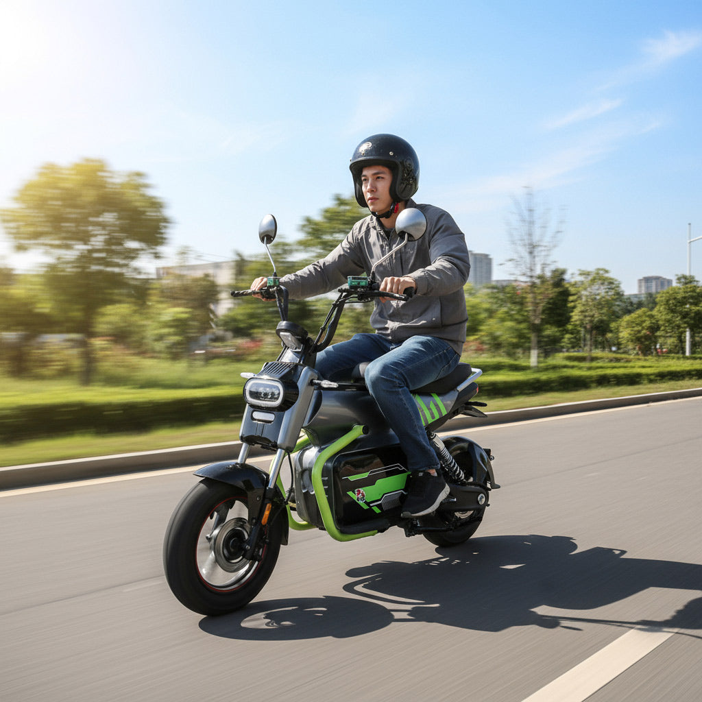 Megawheels Titan X 72V 2000W Electric motor Bike | Powerful High-Speed E-Bike with Sleek Compact Design for Adults in UAE