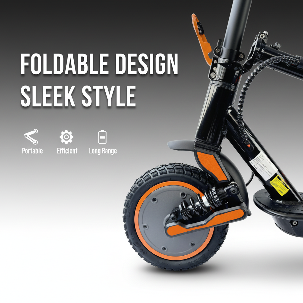 Kugoo Pro 4 Foldable Electric scooter with sleek design