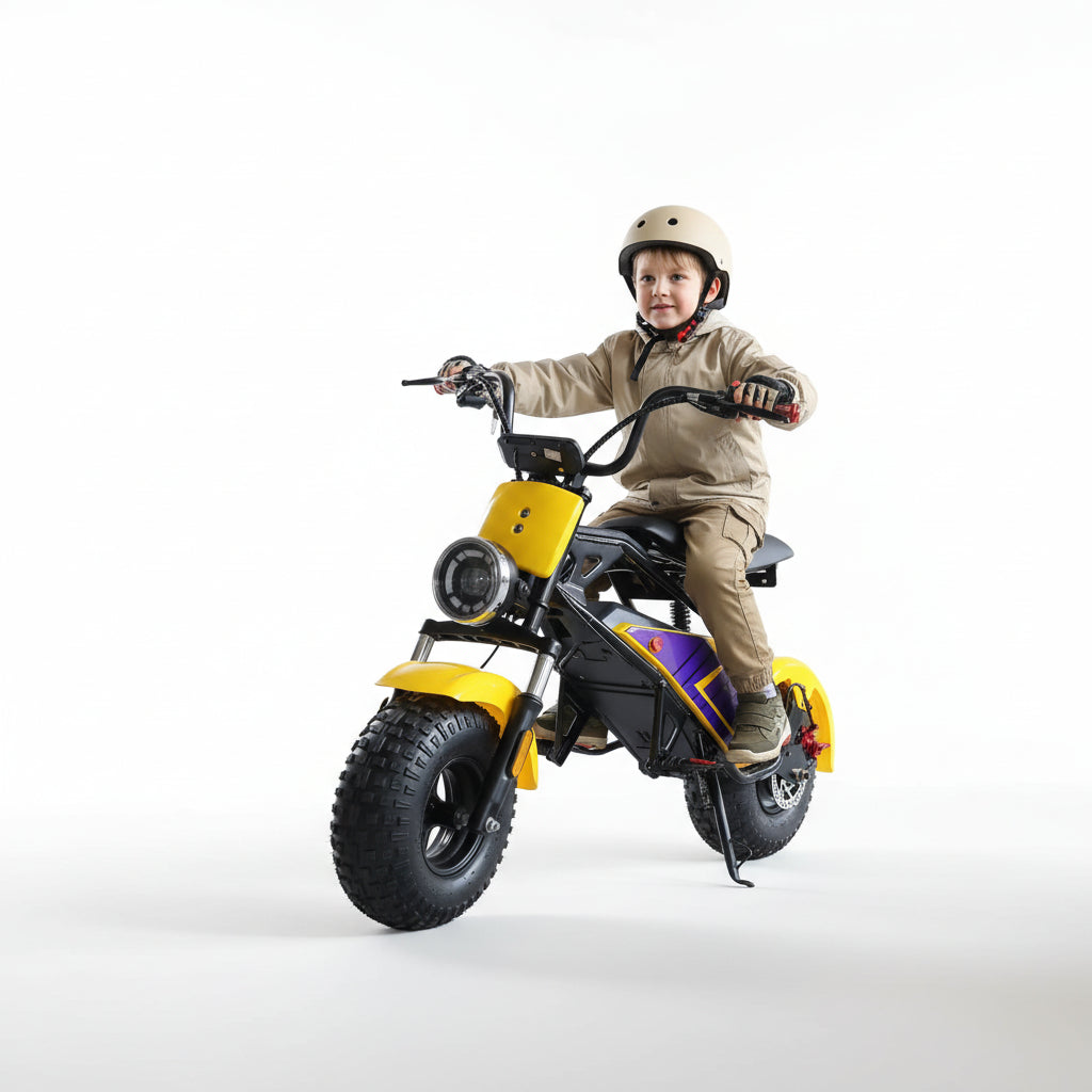 Megawheels 48 V Mini Harley Thunder Electric Scooter With off Road Tyres & Removable  Lithium Battery