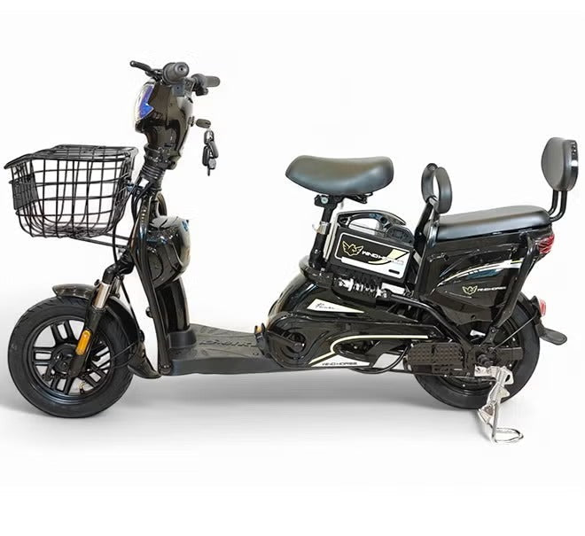 Megawheels Electric Scooter M1 Powerful Electric Delivery Bike with 48W Battery, 14" Tire Ebike with Warranty