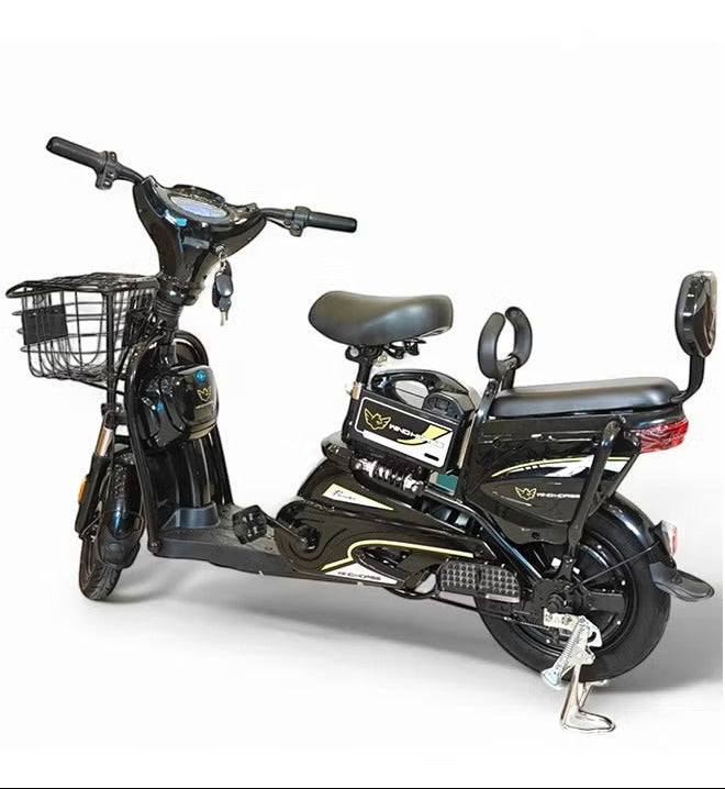 Megawheels Electric Scooter M1 Powerful Electric Delivery Bike with 48W Battery, 14" Tire Ebike with Warranty