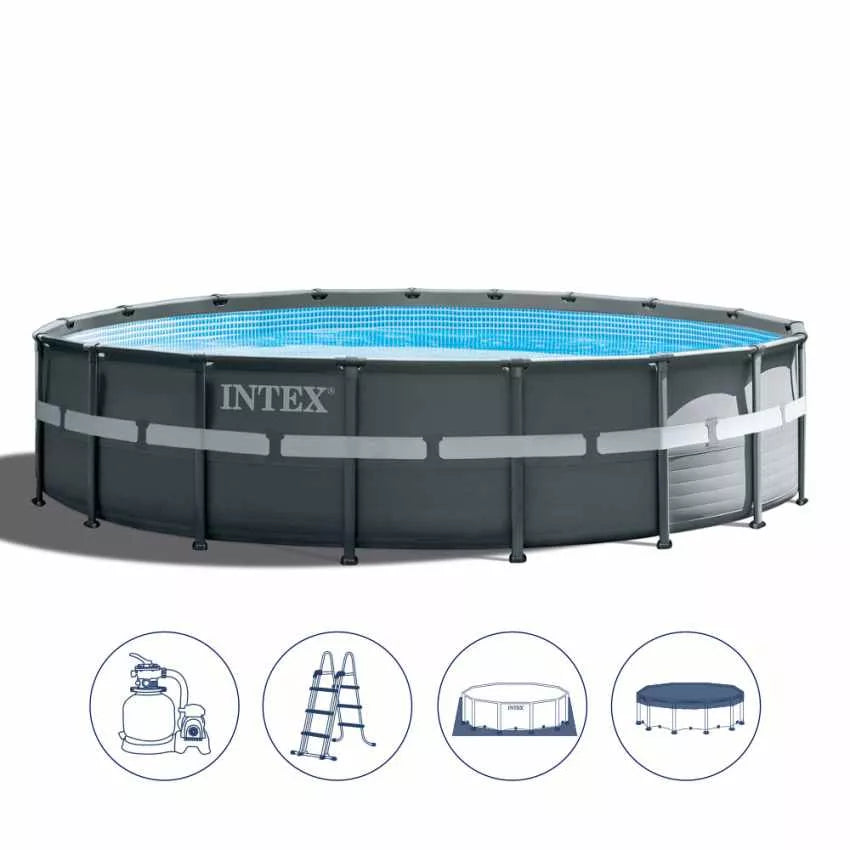 INTEX Ultra XTR Frame Pool Set 18ft x 52" ( 549cm x 132cm ) With Sand Filter Pump