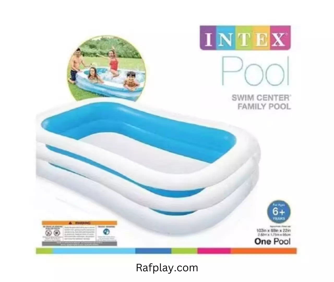 Splash　Center　Summer　–　Family　Swim　Intex　Rafplay　Pool:　Fun!