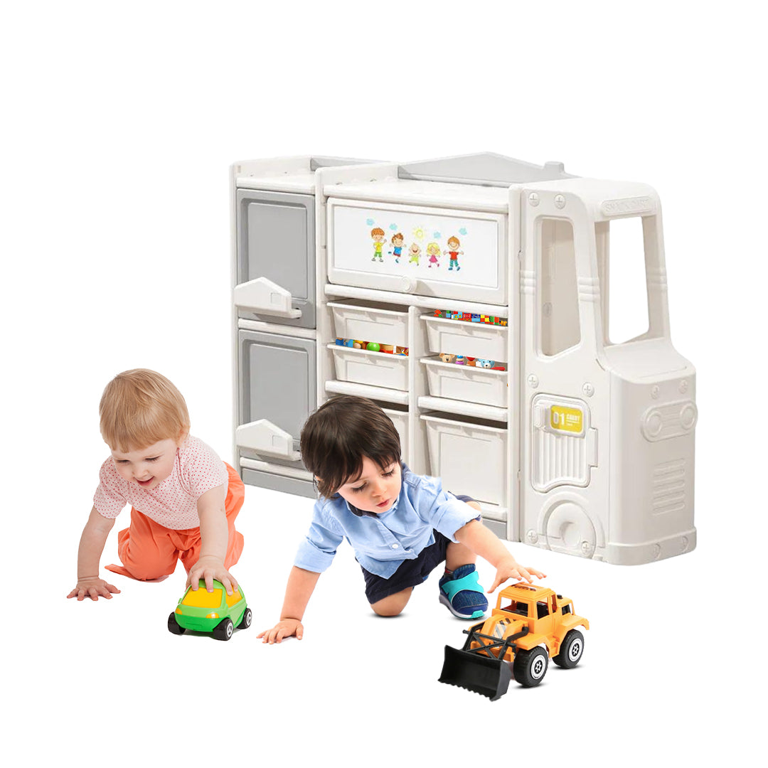 Megastar Kids Toy Storage Organizer, Spacious Cupboard & Bookshelf for Baby Furniture Sets