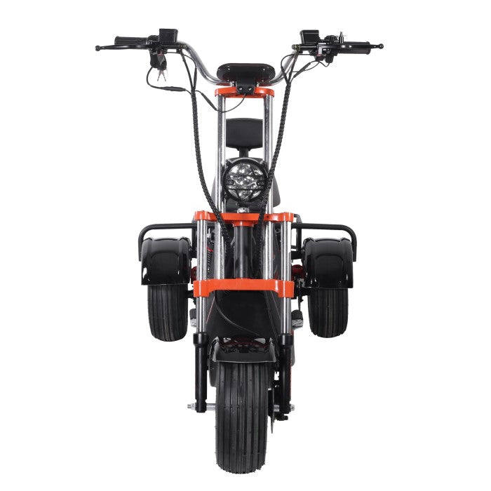 Kugoo C4 Electric Scooter Motor Power 3-Wheel E Bike with headlight
