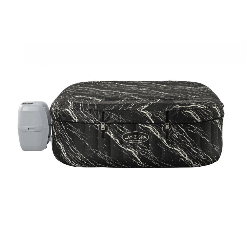 Black and white marbled Lay-Z-Spa product 