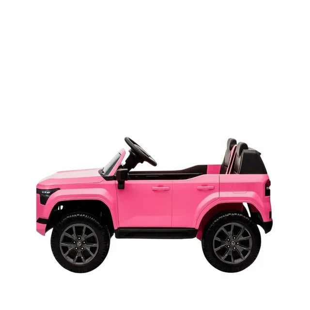 Side View of Pink toy car Licensed 12v Lexus GX Series Kids Electric Car