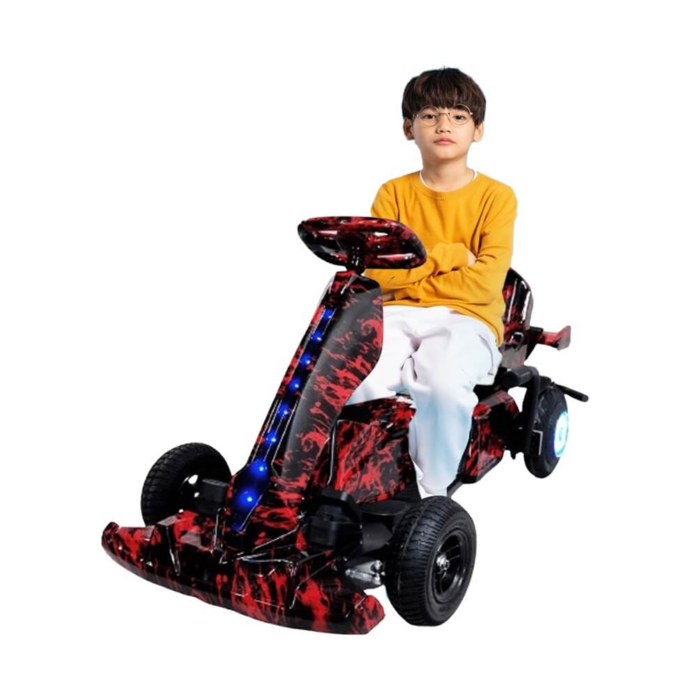 Megawheels 36 v Funky Go Kart Glider car-Red
