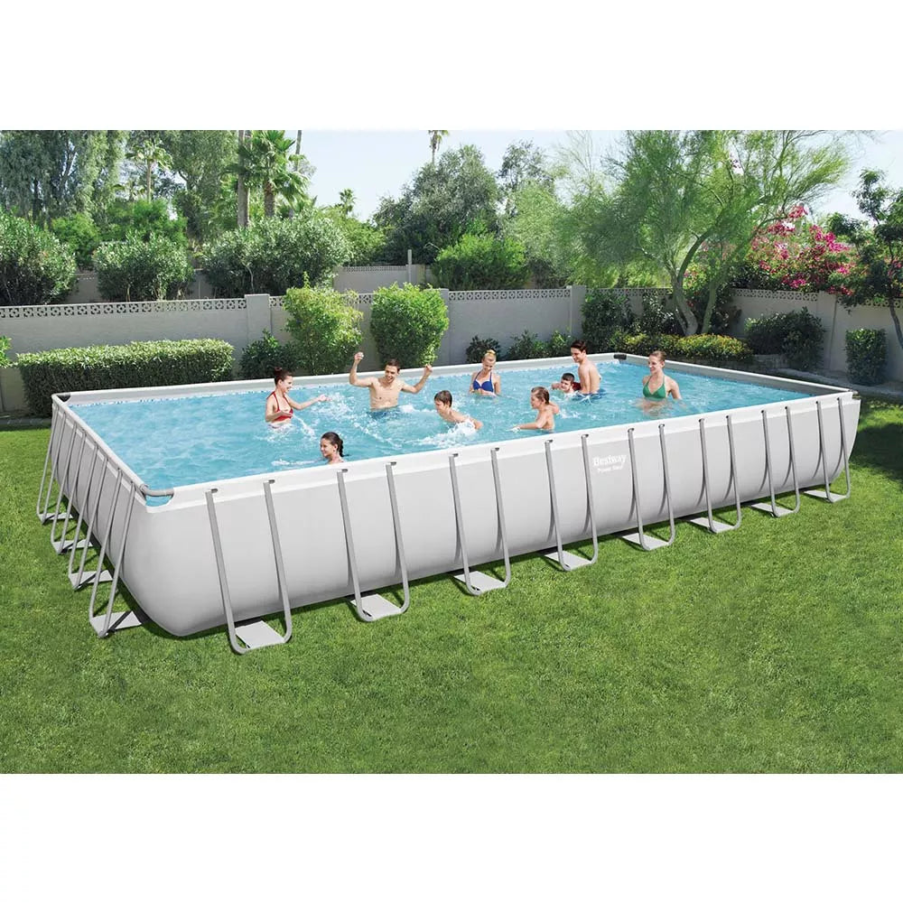 Bestway Power Steel Rectangular Pool Set 9.56m X 4.88m X 1.32m