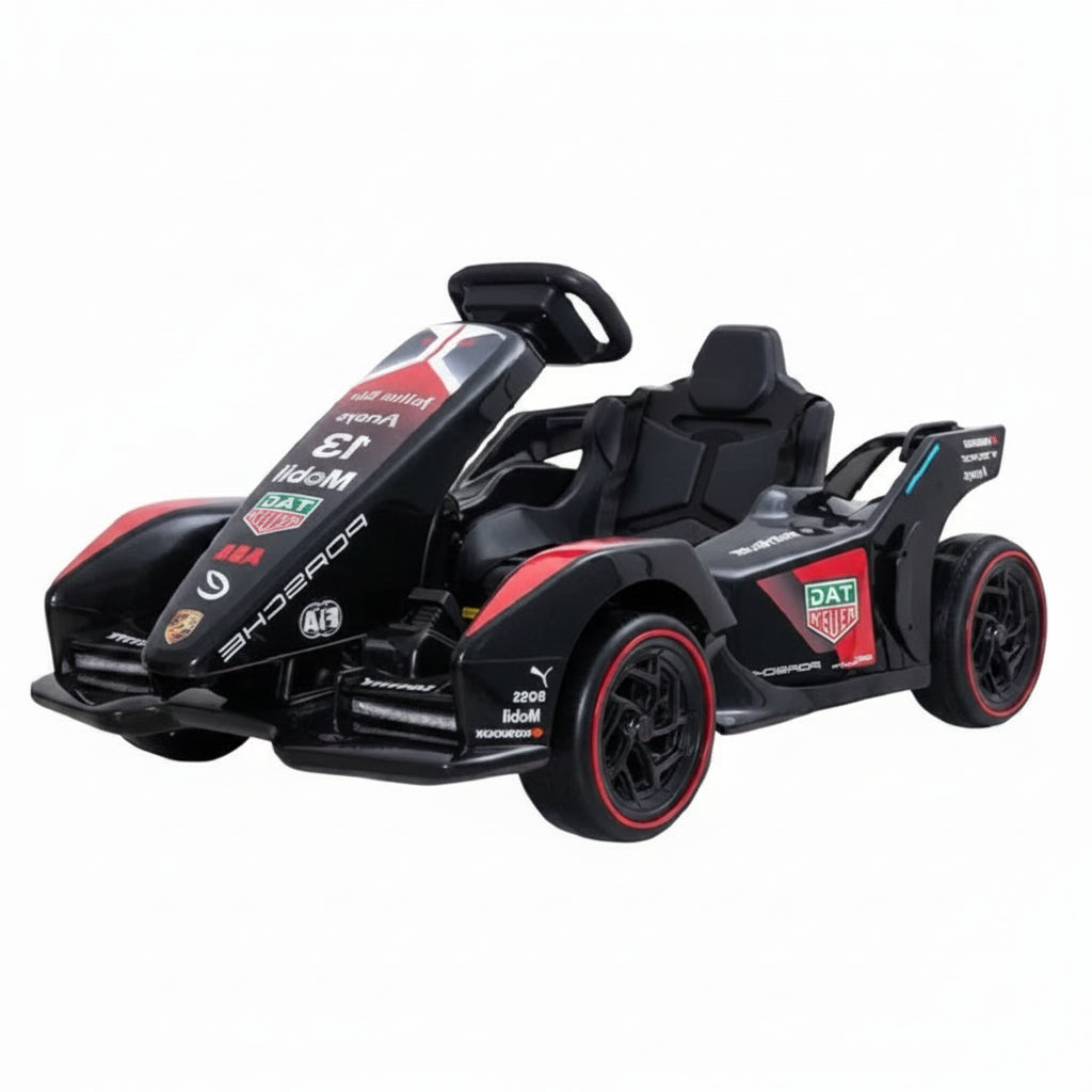 Black Porsche toy race car