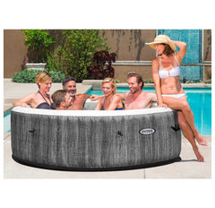 Intex Bubble Massage Greywood Deluxe 6-Persons Round 216 cm