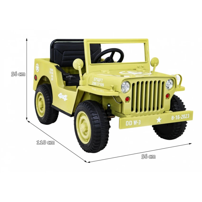 Megastar Rideon Mini Jeep 12 V With 2 Seats