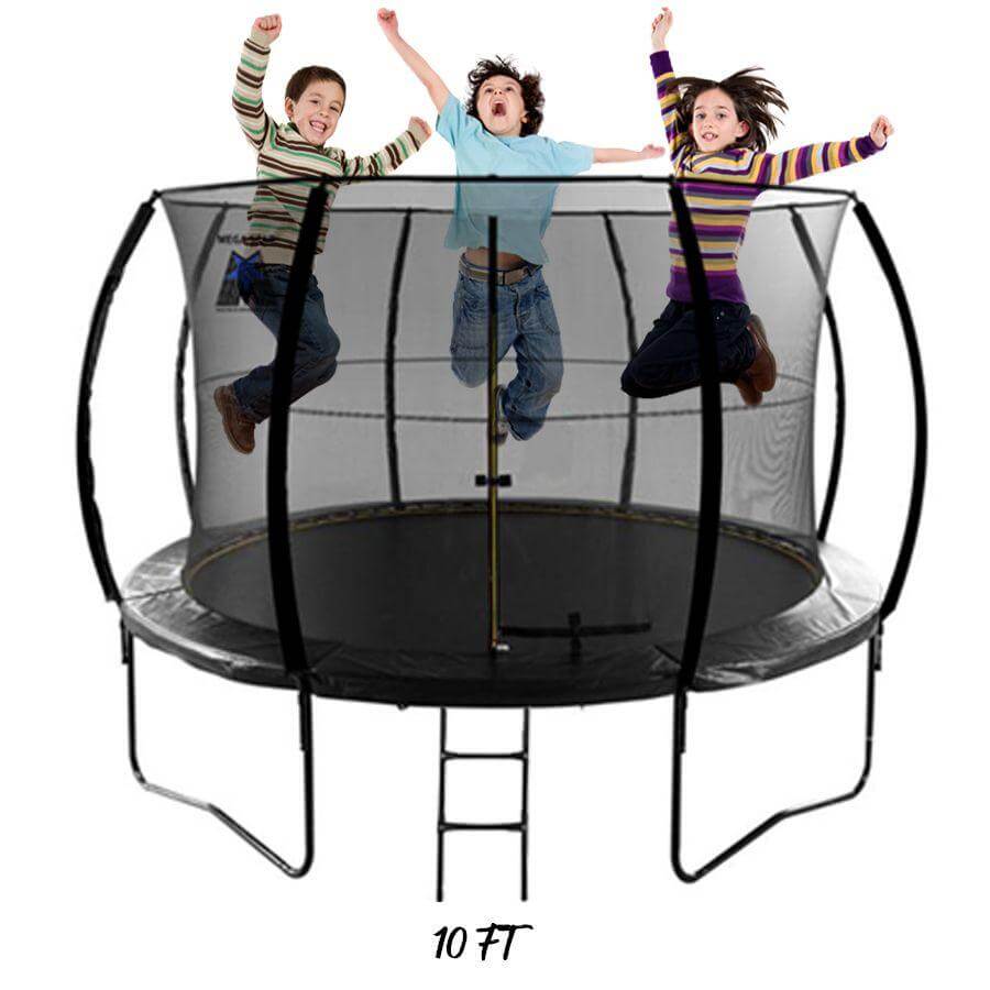 Megastar Sports 10 ft "Jump n Bounce" Trampoline with Enclosure Net & Ladder