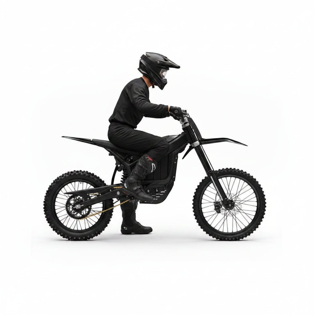 Rider ride on TALARIA KOMODO Off Road Electric Dirt Bike for adults