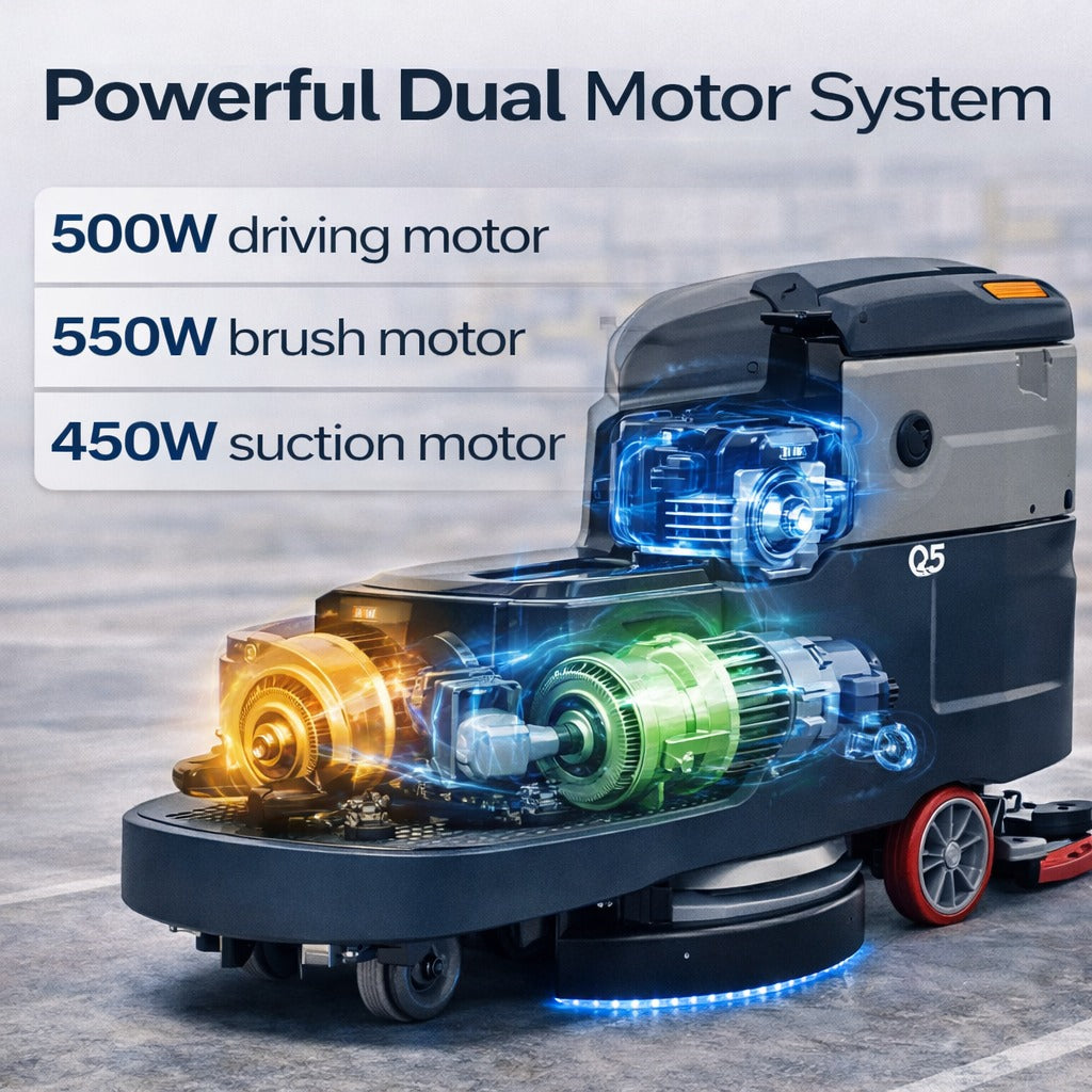 V6 ride on floor scrubber dryer industrial cleaning machine