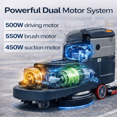 V6 ride on floor scrubber dryer industrial cleaning machine