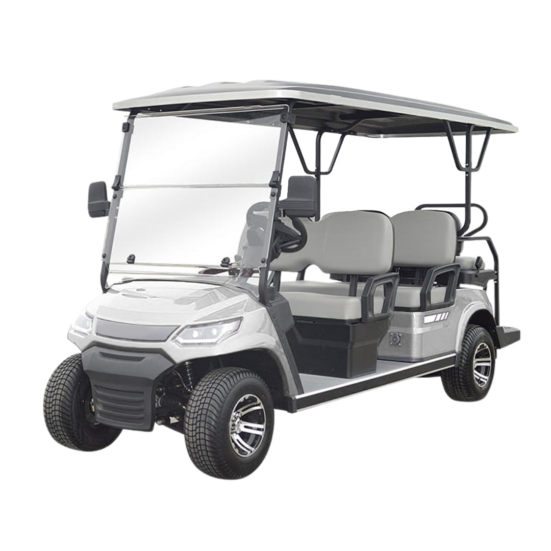 Megawheels LVT Electric Golf Carts 4+2 Seater-White