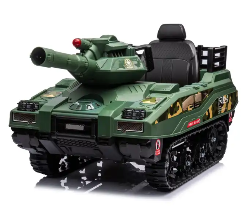 Megastar Kids Electric Ride-on Ultimate Adventure Tank with LED